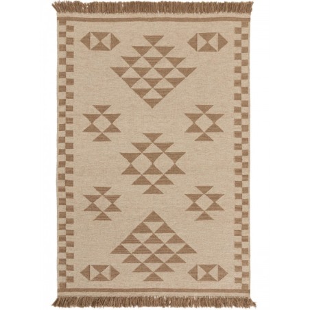 Käsitsi kootud Kilim Mahila Helepruun 120x170 cm | FreshDesign.ee