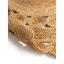 Jute vaip Jutta Helepruun Ø 120 cm ümmargune | FreshDesign.ee