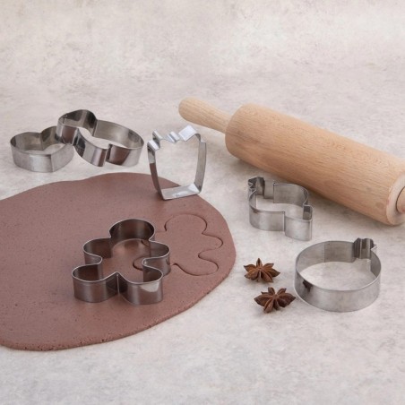 Terasest küpsisevormid 6 tk.