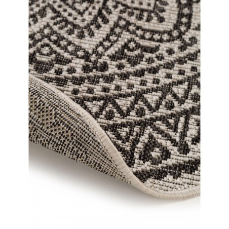 Cleo valge/must sise- ja välisvaip Ø 150 c... | FreshDesign.ee