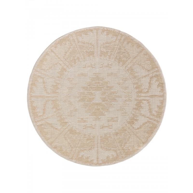 Bronco Cream sise- ja välisvaip Ø 160 cm ümar | FreshDesign.ee