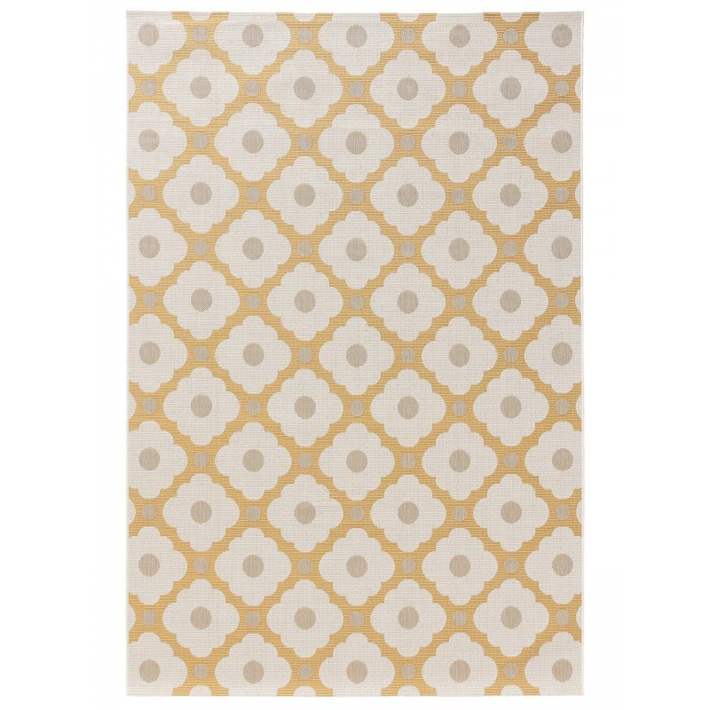 Sise- ja välivaip Vega beež/kollane 120x170 cm | FreshDesign.ee