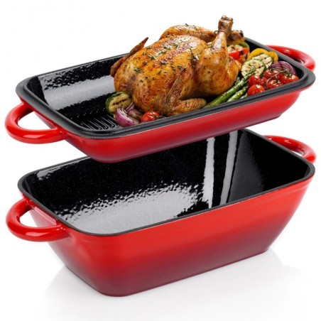 Emailitud malmist kaanega röstimispann 2in... | FreshDesign.ee