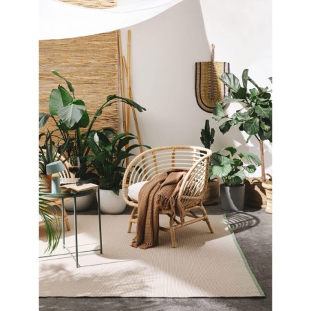 Sise- ja välivaip Fion beež/roheline 160x230 cm