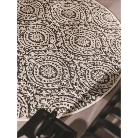 Sise- ja välivaip Cleo valge/must Ø 120 cm... | FreshDesign.ee