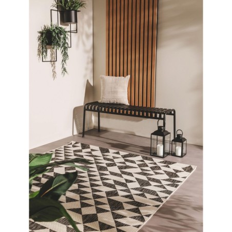 Sise- ja välivaip Cleo must 80x150 cm