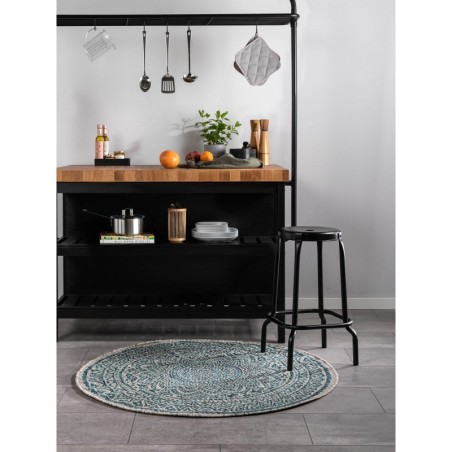 Sise- ja välivaip Cleo beež/sinine Ø 120 c... | FreshDesign.ee