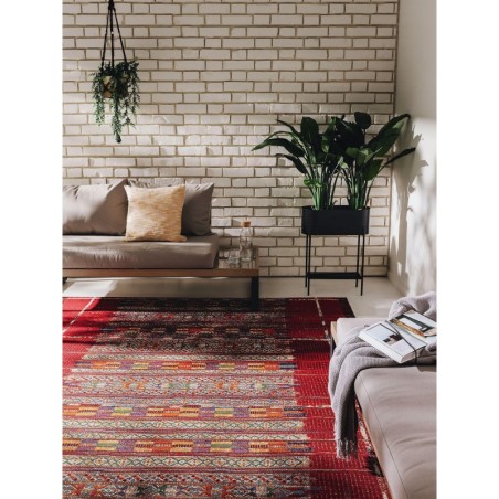 Sise- ja välivaip Artis mitmevärviline/punane 120x180 cm