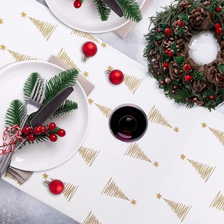 Puuvillane lauarull JÕULUKUU 130x32 cm