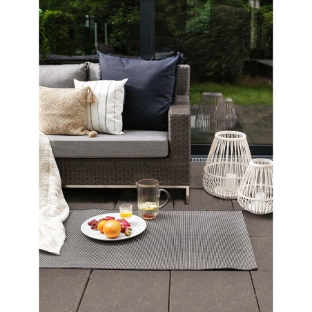 Sise- ja välisvaip Runner Metro Must 80x240 cm