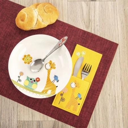 GIRAFFE söögiriistade kohvri kate 21x9 cm