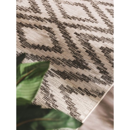 Sise- ja välisvaip Cleo valge/must 240x340 cm | FreshDesign.ee