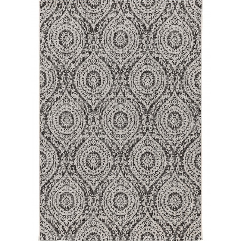 Sise- ja välisvaip Cleo valge/must 240x340 cm | FreshDesign.ee