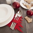 Punane jõulupuu söögiriistade kate, 2 tk. | FreshDesign.ee