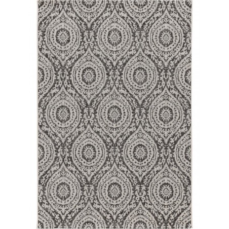 Sise- ja välisvaip Cleo valge/must 140x200 cm | FreshDesign.ee