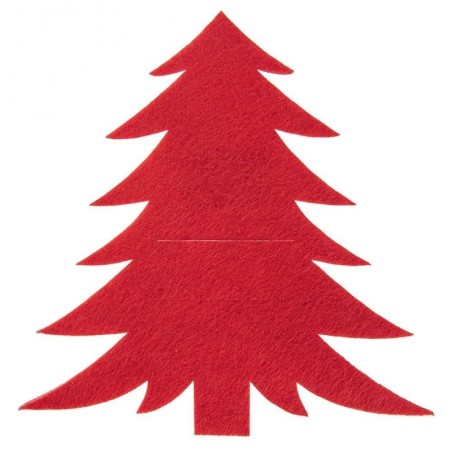 Punane jõulupuu söögiriistade kate, 2 tk. | FreshDesign.ee