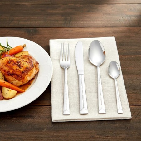 Terasest söögiriistade komplekt 6 inimesele, 24 tk.