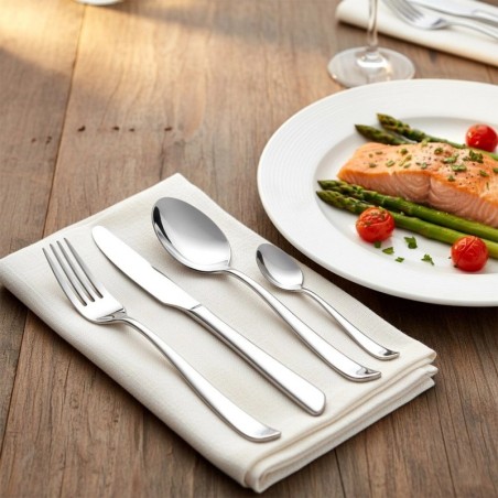 Terasest söögiriistade komplekt 6 inimesele, 24 tk.