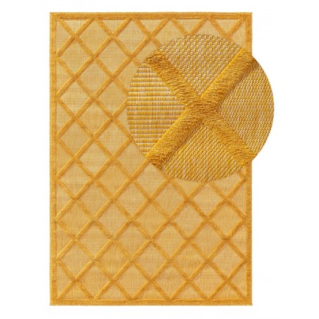 Sise- ja välisvaip Bonte Kollane 80x150 cm | FreshDesign.ee