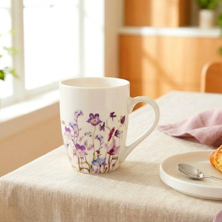 LOUKA lillede portselan kruus 360 ml