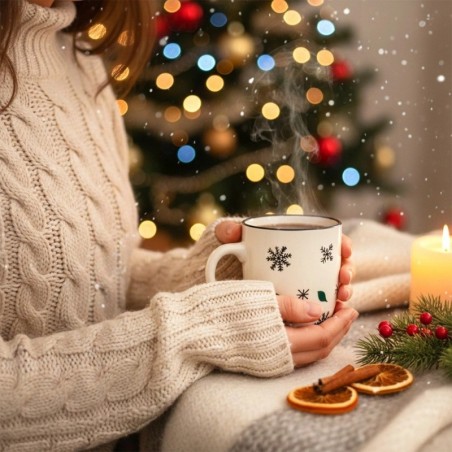 Keraamiline kruus lumehelbed 350 ml | FreshDesign.ee