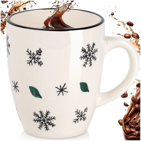 Keraamiline kruus lumehelbed 350 ml | FreshDesign.ee