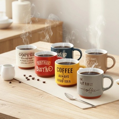 Keraamilised kruusid 230 ml 6 tk.