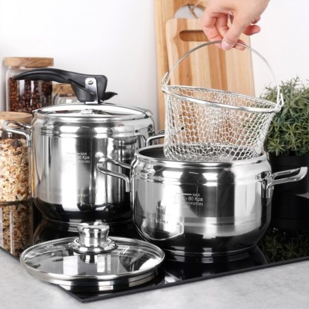 Terasest kiirkeetja PROFI 3,5+5 l