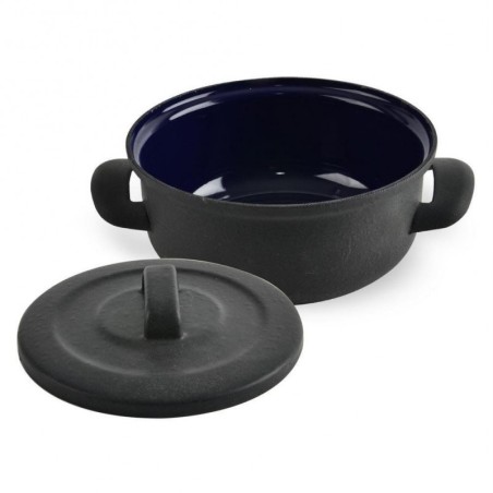 Emaileeritud kaanega pott 20 cm, 3 l