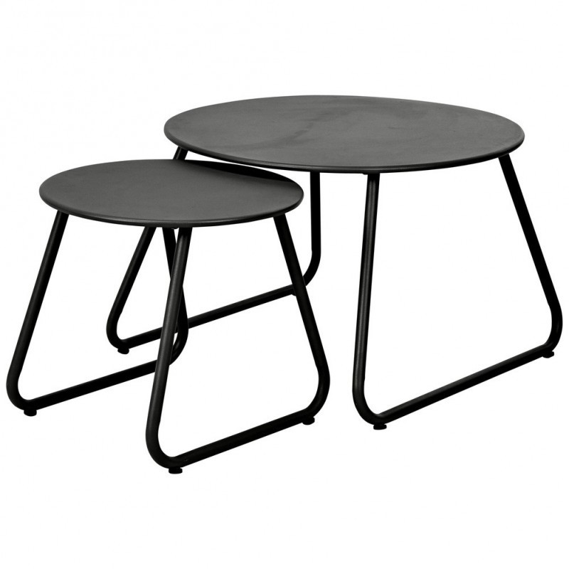 Must metallist kohvilaud 2 tk. | FreshDesign.ee