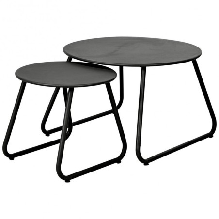 Must metallist kohvilaud 2 tk. | FreshDesign.ee