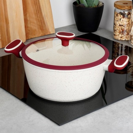 Klaaskaanega graniidist pott TERRESTRIAL 26 cm, 5,2 l