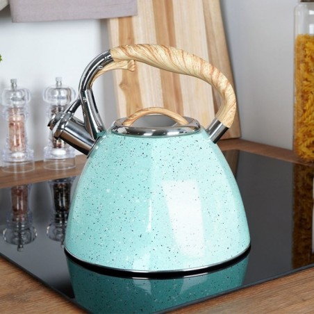 Veekeetja vilega, emailitud, sinine, 3 l