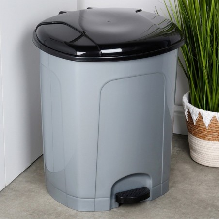 Pedaaliga prügikast plastik hall 50 l