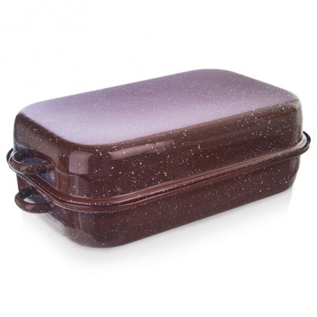 Emaileeritud kaanega küpsetusnõu, ristküli... | FreshDesign.ee