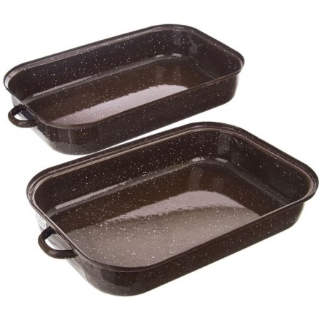 Emaileeritud kaanega küpsetusnõu, ristküli... | FreshDesign.ee