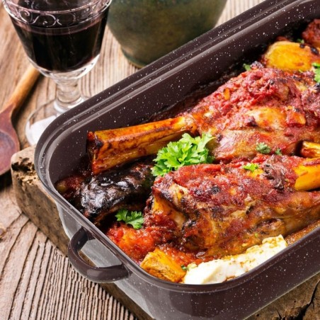 Emaileeritud kaanega küpsetusnõu, ristküli... | FreshDesign.ee