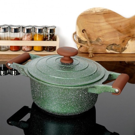 Graniitpott kaanega OMEGA 20 cm, 2,6 l