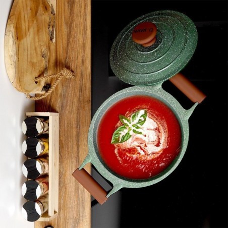 Graniitpott kaanega OMEGA 20 cm, 2,6 l | FreshDesign.ee