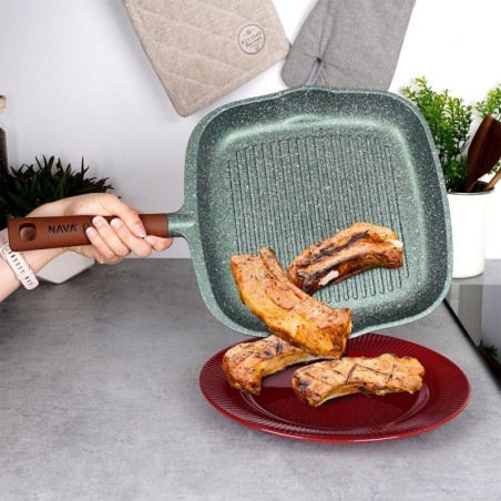 OMEGA kandiline graniidist grillpann 28x28 cm | FreshDesign.ee