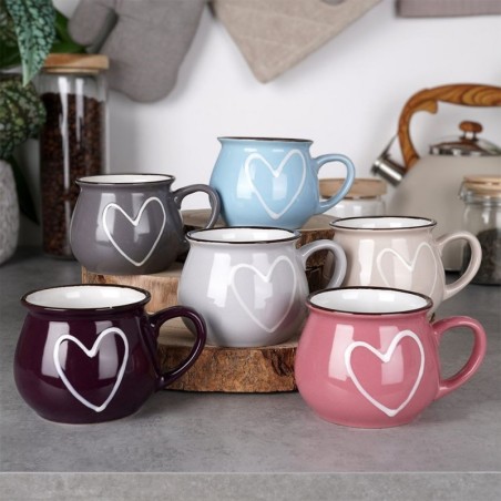 Keraamilised kruusid 320 ml 6 tk.