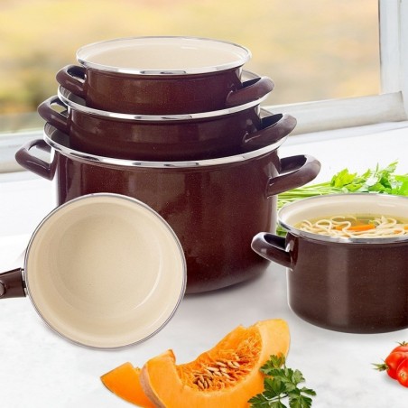 PRUUN emailitud pott 32 cm, 11,5 l