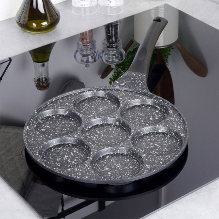 Graniidist munapann pannkoogipann 7 auku GRANDE 27 cm