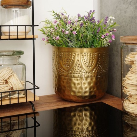 Metallist lillepott kuldne 19x18 cm | FreshDesign.ee