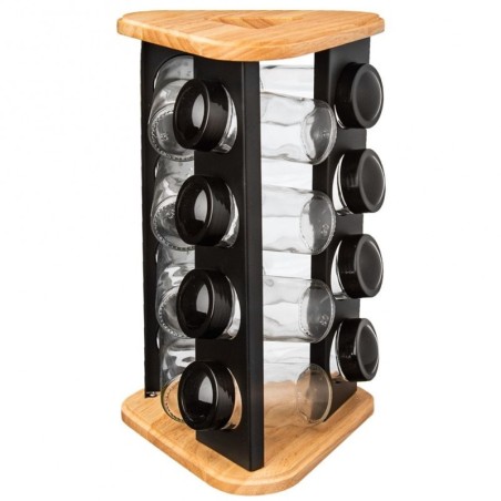 Maitseainete riiul anumatega, pöörlev, MUST, 12 tk.