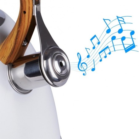 Veekeetja vilega, teras, valge, PUIT, 3 l | FreshDesign.ee