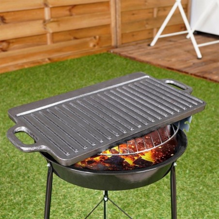 Malmist kahepoolne grillplaat LITINA 45,4x23 cm | FreshDesign.ee