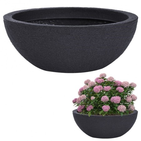 Plastikust aia lillepott, hall, ovaalne, 5... | FreshDesign.ee