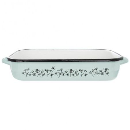 Emaileeritud nelinurkne sinine ahjunõu LOU... | FreshDesign.ee