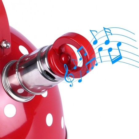 Veekeetja vilega, teras, punane, täppidega... | FreshDesign.ee